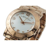 Marc Jacobs Amy White Dial Rose Gold Steel Strap Watch for Women - MBM3077 Buy Now By Marc Jacobs