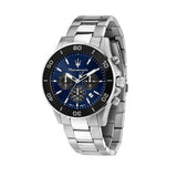 Maserati Competizione Chronograph Blue Dial Silver Steel Strap Watch For Men - R8873600009 Buy Now By Maserati