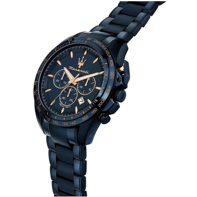 Maserati Traguardo Chronograph Blue Dial Blue Steel Strap Watch For Men - R8873612054 Buy Now By Maserati