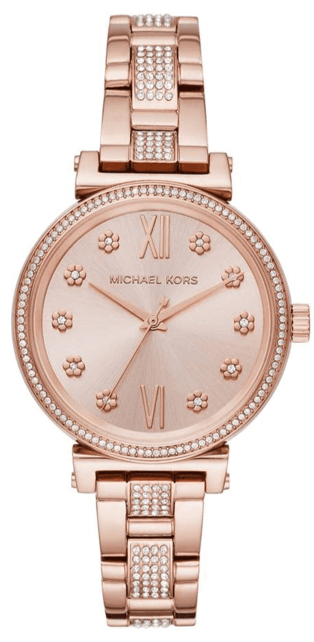Michael Kors Sofie Quartz Rose Gold Dial Rose Gold Steel Strap Watch For Women - MK3882 Buy Now By Michael Kors