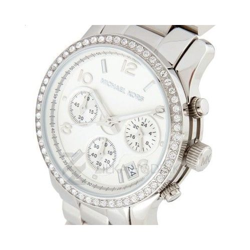 Michael Kors Brinkley Silver Dial with Diamonds Silver Steel Strap Watch for Women - MK5083 Buy Now By Michael Kors