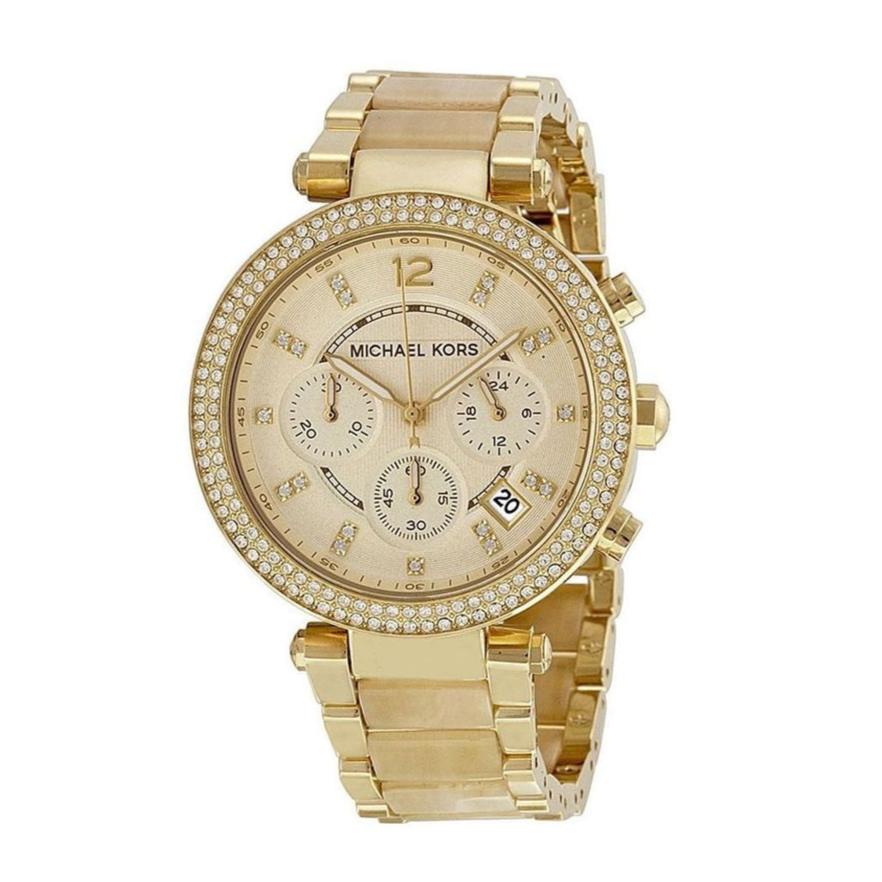 Michael Kors Parker Gold Dial Gold Steel Strap Watch for Women - MK5632 Buy Now By Michael Kors