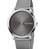 Calvin Klein Minimal Grey Dial Silver Mesh Bracelet Watch for Men - K3M211Y3 Buy Now By Calvin Klein
