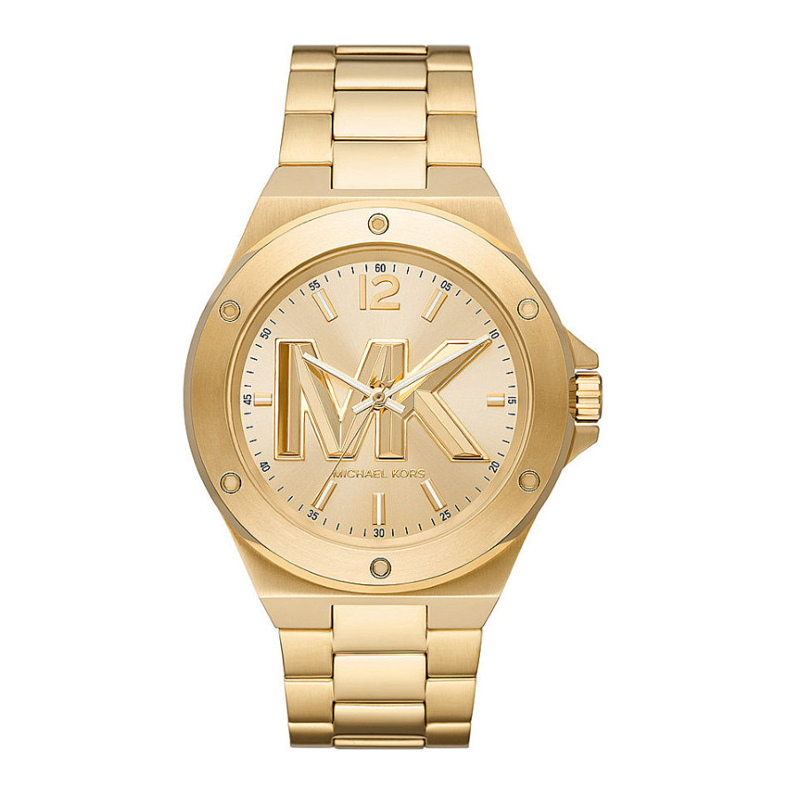 Michael Kors Lennox Three-Hand Quartz Gold Dial Gold Steel Strap Watch For Men - MK8939 Buy Now By Michael Kors