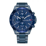 Tommy Hilfiger Bank Quartz Blue Dial Blue Steel Strap Watch for Men - 1791720 Buy Now By Tommy Hilfiger