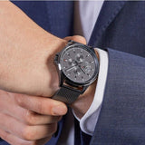 Tommy Hilfiger Shawn Chronograph Quartz Grey Dial Grey Mesh Bracelet Watch for Men - 1791613 Buy Now By Tommy Hilfiger