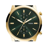 Fossil Townsman Chronograph Green Dial Green Leather Strap Watch for Men - FS5599 Buy Now By Fossil