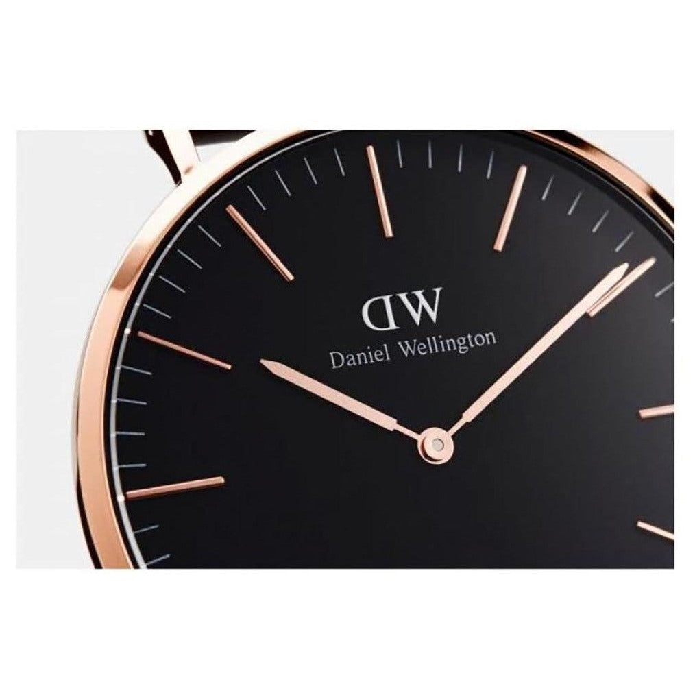 Daniel Wellington Classic St Mawes Black Dial Brown Leather Strap Watch For Men - DW00100124 Buy Now By Daniel Wellington