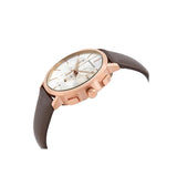 Calvin Klein Posh Chronograph White Dial Brown Leather Strap Watch for Men - K8Q376G6 Buy Now By Calvin Klein