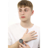 Maserati SFIDA Chronograph Black Dial Silver Steel Strap Watch For Men - R8873640015 Buy Now By Maserati