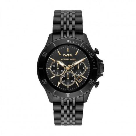 Michael Kors Bayville Chronograph Black Dial Black Steel Strap Watch For Men - MK8750 Buy Now By Michael Kors