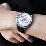 Hugo Boss Driver Chronograph Silver Dial Brown Leather Strap Watch For Men - 1512881 Buy Now By Hugo Boss