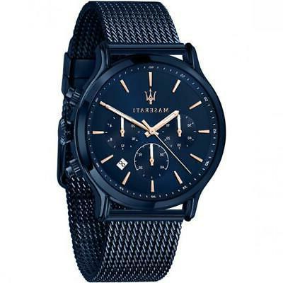 Maserati Epoca Analog Blue Dial Blue Mesh Bracelet Watch For Men - R8873618010 Buy Now By Maserati