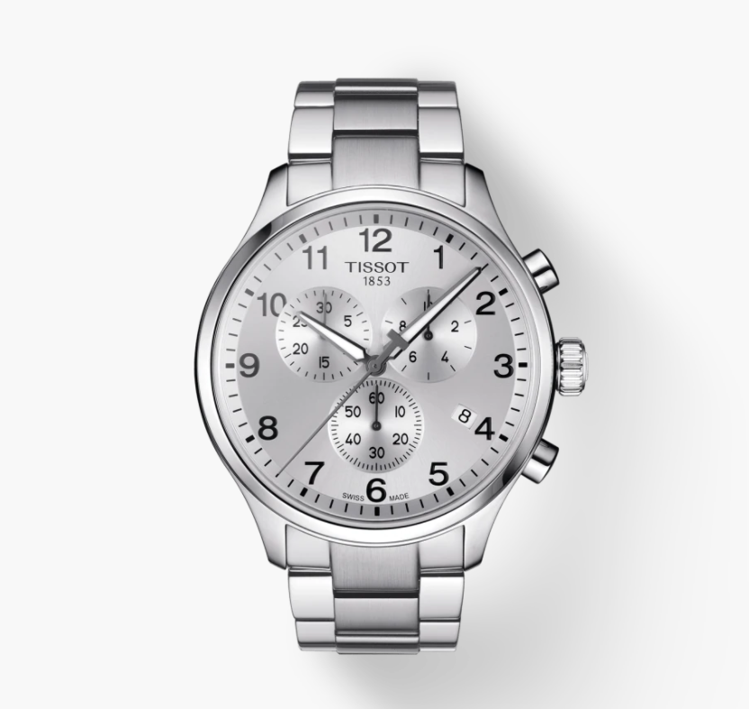 Tissot Chrono XL Classic Silver Dial Silver Steel Strap Watch For Men - T116.617.11.037.00 Buy Now By Tissot