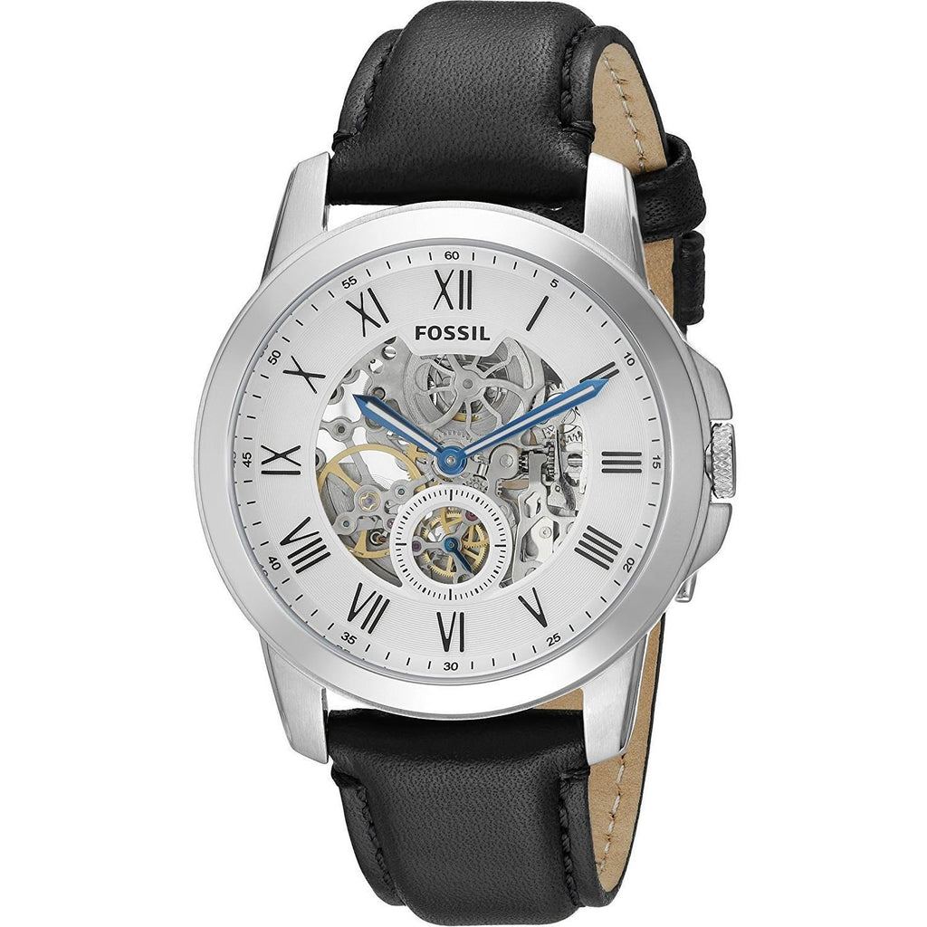 Fossil Townsman Automatic Chronograph White Dial Blue Leather Strap Watch for Men - ME3167 Buy Now By Fossil