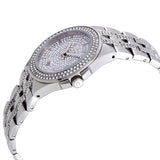 Bulova Crystal Pave Silver Dial Silver Steel Strap Watch for Men - 96B235 Buy Now By Bulova