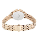 Coach Delancey Mother of Pearl White Dial Rose Gold Steel Strap Watch for Women - 14502479 Buy Now By Coach