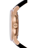 Mido Baroncelli III Automatic Grey Dial Black Leather Strap Watch For Men - M8600.3.13.4 Buy Now By Mido