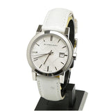 Burberry The City White Dial White Leather Strap Watch for Women - BU9128 Buy Now By Burberry