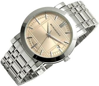 Burberry Heritage Collection Rose Gold Dial Silver Steel Strap Watch for Men - BU1352 Buy Now By Burberry