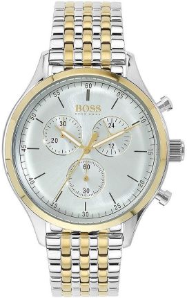 Hugo Boss Companion Silver Dial Two Tone Mesh Bracelet Watch for Men - 1513654 Buy Now By Hugo Boss