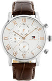 Tommy Hilfiger Kane Chronograph White Dial Brown Leather Strap Watch for Men - 1791400 Buy Now By Tommy Hilfiger