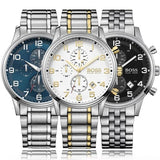 Hugo Boss Areoliner Chronograph White Dial Two Tone Steel Strap Watch for Men - 1513236 Buy Now By Hugo Boss