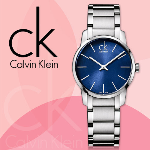 Calvin Klein City Blue Dial Silver Steel Strap Watch for Women - K2G2314N Buy Now By Calvin Klein