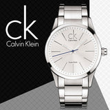 Calvin Klein Bold White Dial Silver Steel Strap Watch for Men - K2241120 Buy Now By Calvin Klein