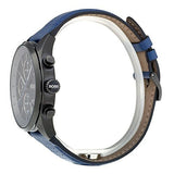 Hugo Boss Grand Prix Chronograph Black Dial Blue Leather Strap Watch for Men - 1513563 Buy Now By Hugo Boss