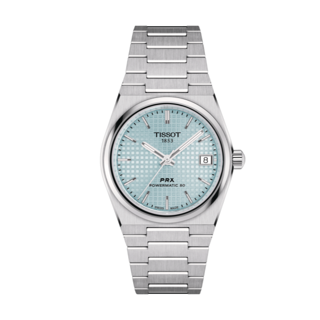 Tissot PRX Powermatic 80 Ice Blue Dial Silver Steel Strap Watch for Men - T137.207.11.351.00 Buy Now By Tissot