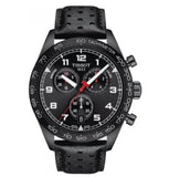 Tissot T Sport PRS 516 Chronograph Black Dial Black Leather Strap Watch for Men - T131.617.36.051.00 Buy Now By Tissot