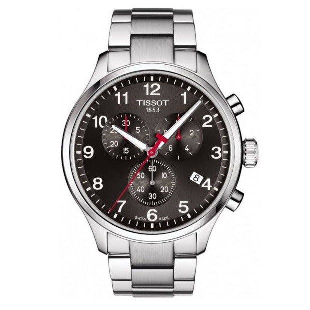 Tissot Chrono XL Quartz Asian Games Edition Black Dial Silver Steel Strap Watch For Men - T116.617.11.057.02 Buy Now By Tissot