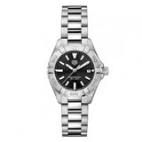 Tag Heuer Aquaracer Quartz Black Dial Silver Steel Strap Watch for Women - WBD1410.BA0741 Buy Now By Tag Heuer