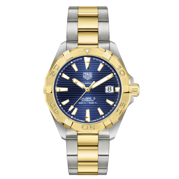 Tag Heuer Aquaracer Calibre 5 Blue Dial Two Tone Steel Strap Watch for Women - WBD2120.BB0930 Buy Now By Tag Heuer
