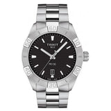 Tissot PR 100 Sport Quartz Black Dial Silver Steel Strap Watch For Men - T101.610.11.051.00 Buy Now By Tissot