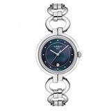 Tissot T Lady Flamingo Mother of Pearl Blue Dial Silver Steel Strap Watch for Women - T094.210.11.126.00 Buy Now By Tissot