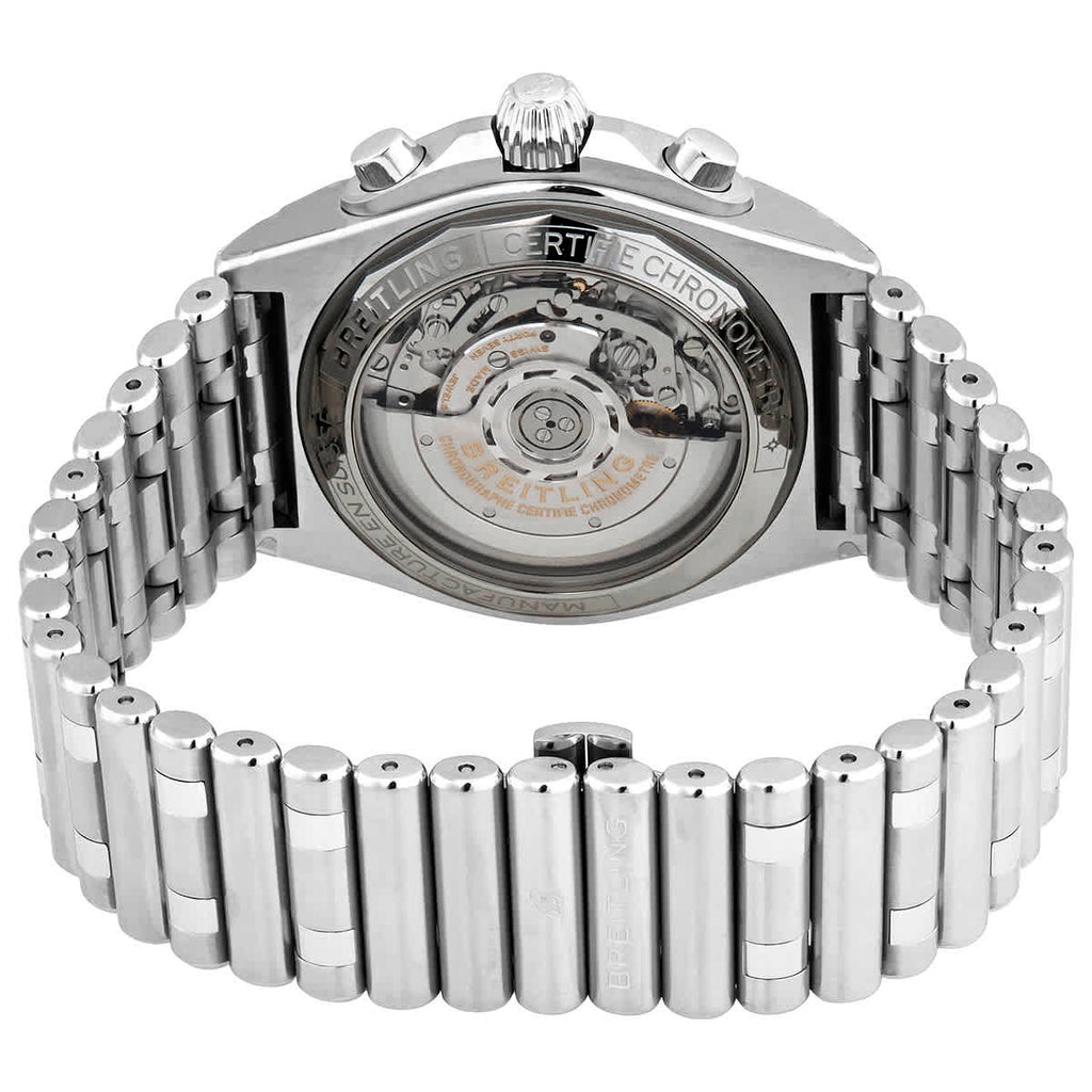 Breitling Chronomat B01 42 Brown Dial Silver Steel Strap Watch for Men - AB0134101K1A1 Buy Now By Breitling