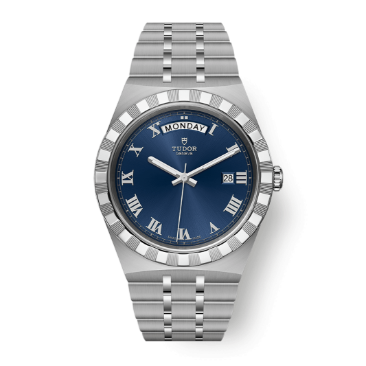 Tudor Royal Automatic Blue Dial Silver Steel Strap Watch for Men - M28600-0005 Buy Now By Tudor