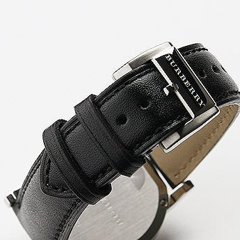 Burberry The City Silver Dial Black Leather Strap Watch for Women - BU9106 Buy Now By Burberry