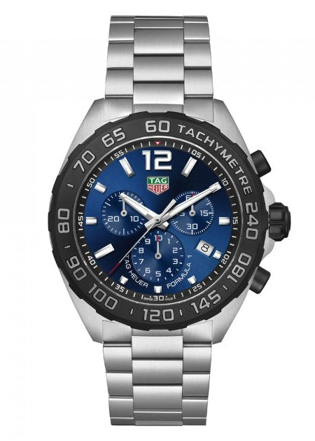 Tag Heuer Formula 1 Chronograph Blue Dial Silver Steel Strap Watch for Men - CAZ101AV.BA0842 Buy Now By Tag Heuer