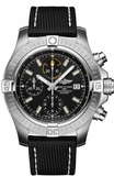 Breitling Avenger Chronograph 45mm Black Dial Black Leather Strap Watch for Men - A13317101B1X1 Buy Now By Breitling