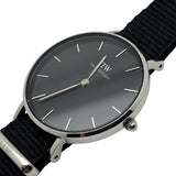 Daniel Wellington Petite Ashfield Black Dial Black Mesh Strap Watch For Women - DW00100308 Buy Now By Daniel Wellington