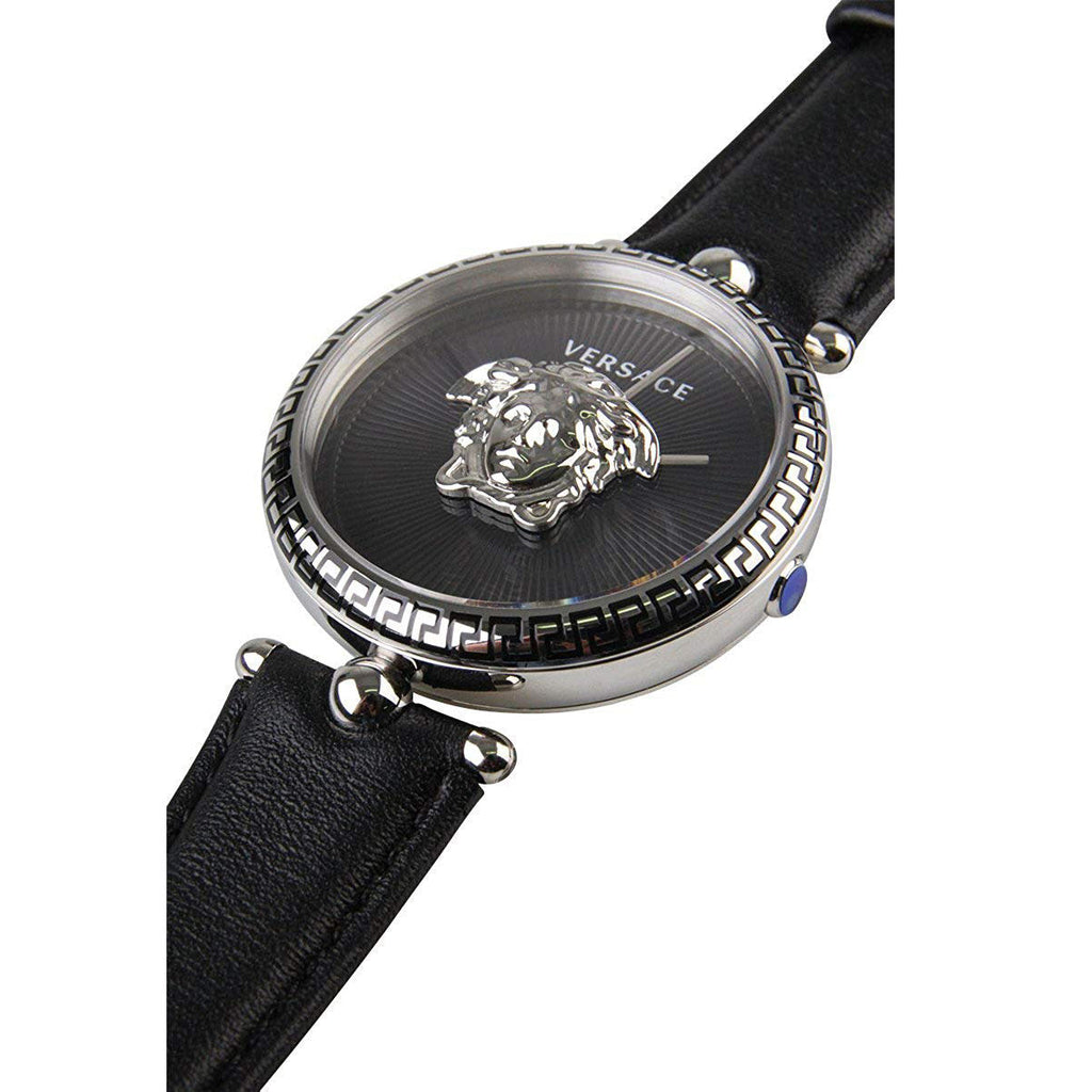Versace Palazzo Empire Black Dial Black Leather Strap Watch for Women - VCO060017 Buy Now By Versace