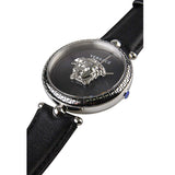 Versace Palazzo Empire Black Dial Black Leather Strap Watch for Women - VCO060017 Buy Now By Versace