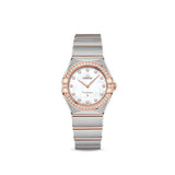 Omega Constellation Quartz Diamonds Mother of Pearl Dial Two Tone Steel Strap Watch for Women - 131.25.25.60.55.001 Buy Now By Omega