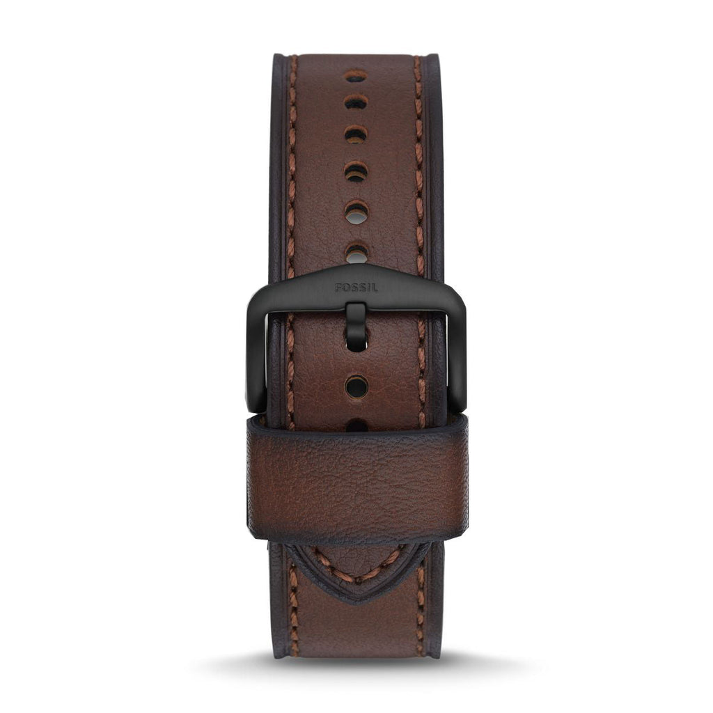 Fossil Bronson Chronograph Brown Dial Brown Leather Strap Watch for Men - FS5875 Buy Now By Fossil
