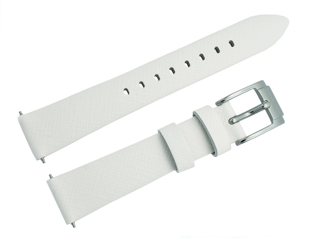 Michael Kors Averi Silver Dial White Leather Strap Watch for Women - MK2524 Buy Now By Michael Kors