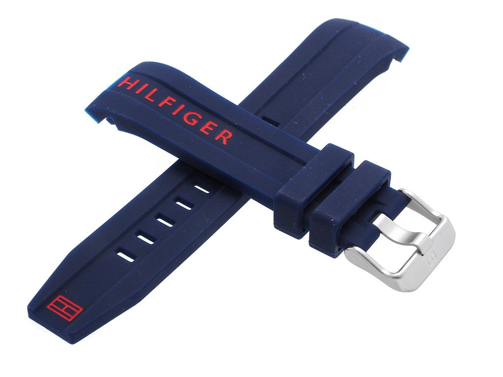 Tommy Hilfiger Nolan Chronograph Blue Dial Blue Rubber Strap Watch for Men - 1791142 Buy Now By Tommy Hilfiger