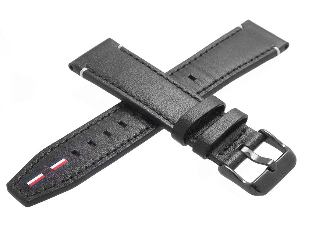 Tommy Hilfiger Austin Black Dial Black Leather Strap Watch for Men - 1791638 Buy Now By Tommy Hilfiger